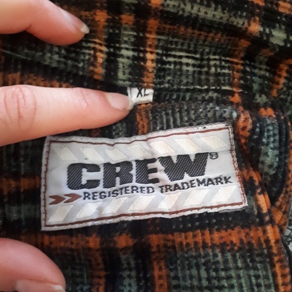 Green and orange corduroy shacket - Picture 8 of 10